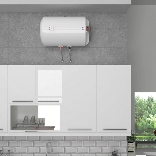 Saudi Ceramic Horizontal Water Heater | 80 Litre | White